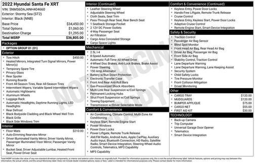 2022 Hyundai SANTA FE XRT