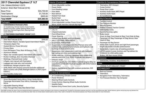 2017 Chevrolet Equinox LT