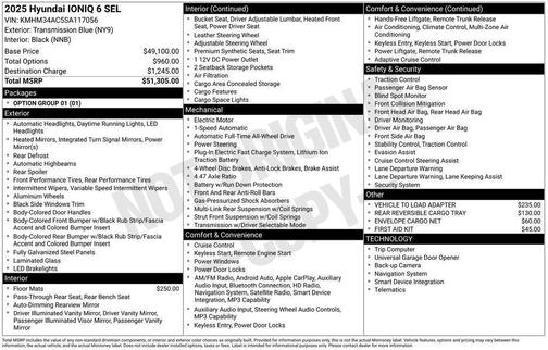2025 Hyundai IONIQ 6 SEL