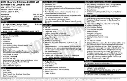 2024 Chevrolet Silverado 2500 WT