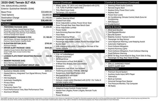 2020 GMC Terrain SLT