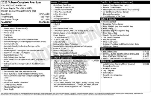 2023 Subaru Crosstrek Premium