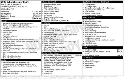2023 Subaru Forester Sport
