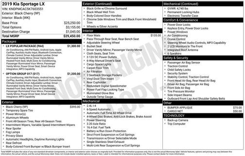 2019 Kia Sportage LX