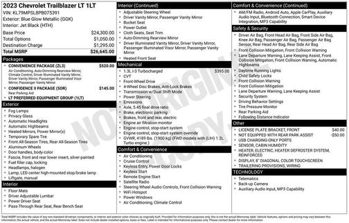 2023 Chevrolet Trailblazer LT