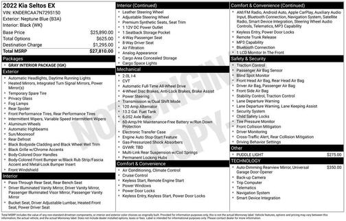 2022 Kia Seltos EX