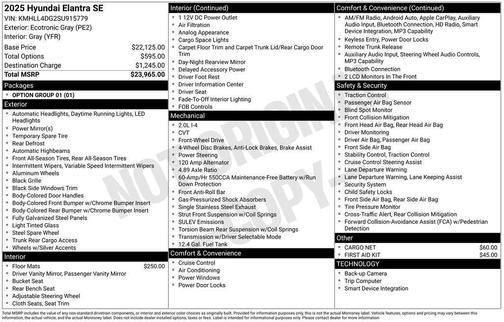 2025 Hyundai ELANTRA SE