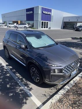 Lagoon Blue 2021 Hyundai SANTA FE HEV Limited