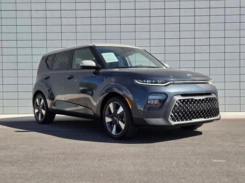 Gravity Gray / Gold Roof 2020 Kia Soul EX