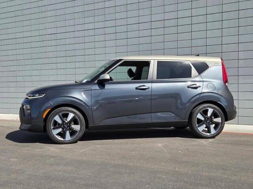 Gravity Gray / Gold Roof 2020 Kia Soul EX