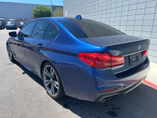 Mediterranean Blue Metallic 2020 BMW M550 i xDrive