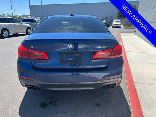 Mediterranean Blue Metallic 2020 BMW M550 i xDrive