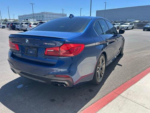 Mediterranean Blue Metallic 2020 BMW M550 i xDrive