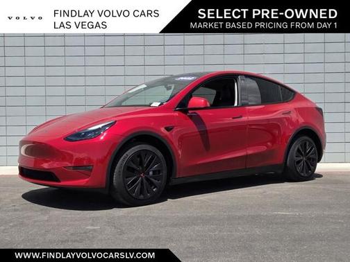 Red Multi 2022 Tesla Model Y Long Range