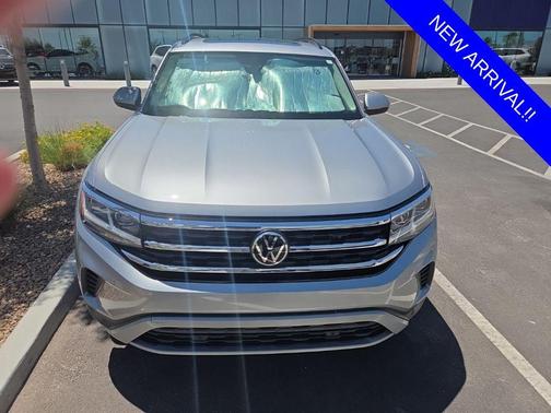 Pyrite Silver Metallic 2021 Volkswagen Atlas 3.6 V6 SE w/ Technology