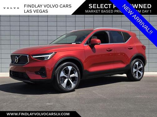 Fusion Red Metallic 2025 Volvo XC40 B5 Plus Bright Theme