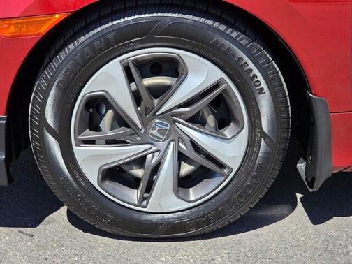 Molten Lava Pearl 2019 Honda Civic LX