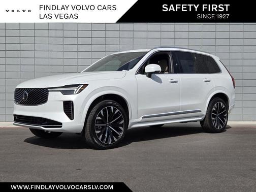Crystal White Pearl 2026 Volvo XC90 B6 Plus 7-Seater