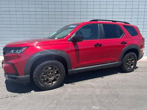 Radiant Red Metallic II 2024 Honda Pilot TrailSport
