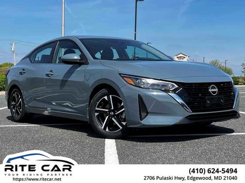 Atlantic Gray Metallic 2024 Nissan Sentra SV