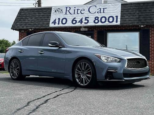 Slate Gray 2021 INFINITI Q50 3.0t RED SPORT 400
