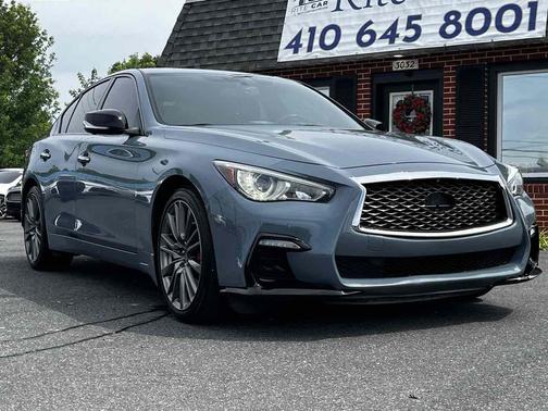 Slate Gray 2021 INFINITI Q50 3.0t RED SPORT 400