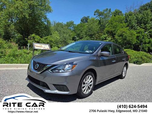Gun Metallic 2019 Nissan Sentra SV
