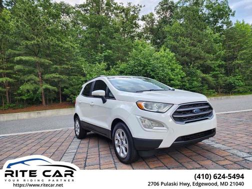 Diamond White 2018 Ford EcoSport SE