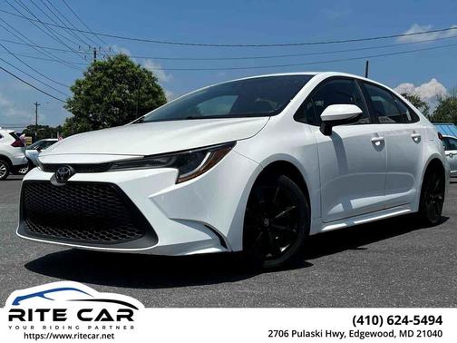 White 2022 Toyota Corolla LE