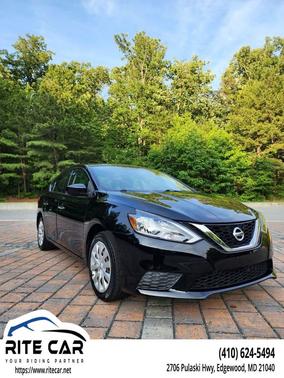 Super Black 2016 Nissan Sentra S Sedan