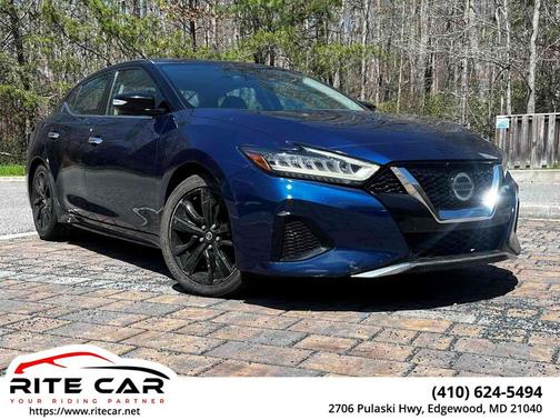 Deep Blue Pearl 2021 Nissan Maxima 3.5 SV