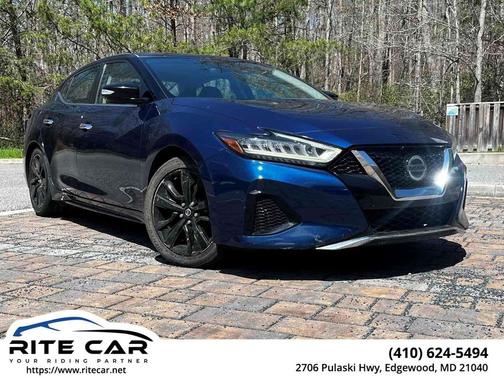 Deep Blue Pearl 2021 Nissan Maxima 3.5 SV