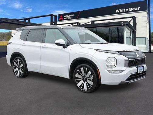 White Diamond With Black Roof 2026 Mitsubishi Outlander SEL 1.5T S-AWC