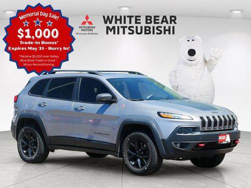 Billet Silver Metallic Clearcoat 2017 Jeep Cherokee Trailhawk
