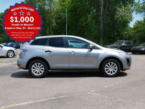 Liquid Silver Metallic 2010 Mazda CX-7 i Sport