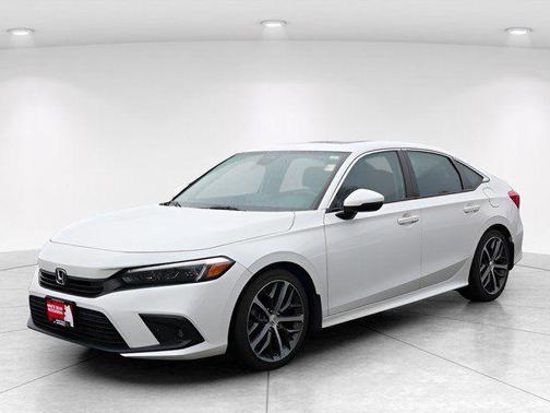 Platinum White Pearl 2022 Honda Civic Touring