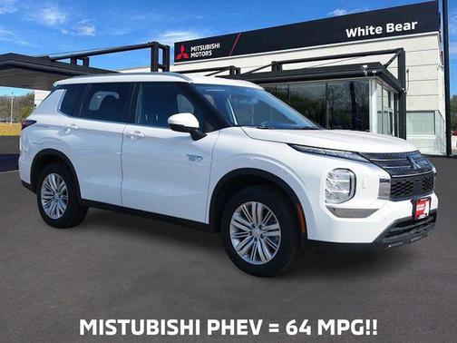 Solid White 2025 Mitsubishi Outlander PHEV LE