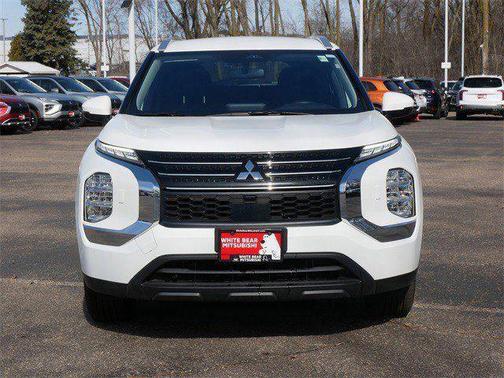 Solid White 2025 Mitsubishi Outlander PHEV ES S-AWC