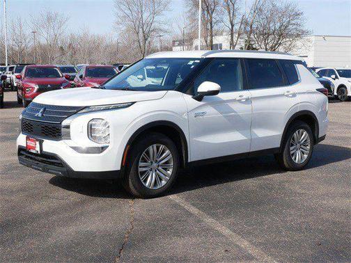 Solid White 2025 Mitsubishi Outlander PHEV ES S-AWC