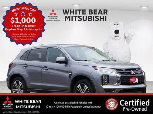 Mercury Gray Metallic 2023 Mitsubishi Outlander Sport 2.0 ES