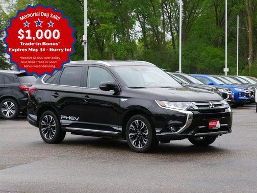 Ruby Black Pearl 2018 Mitsubishi Outlander PHEV GT