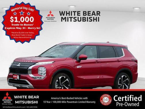 Red Diamond 2025 Mitsubishi Outlander PHEV SEL