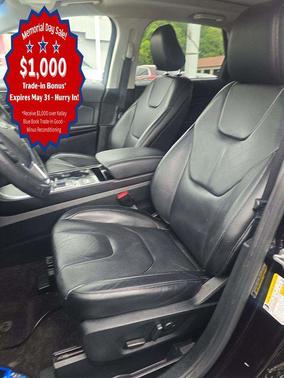 AGATE BLACK METALLIC 2020 Ford Edge Titanium