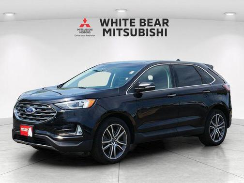 AGATE BLACK METALLIC 2020 Ford Edge Titanium