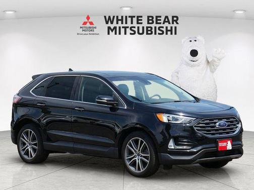 AGATE BLACK METALLIC 2020 Ford Edge Titanium