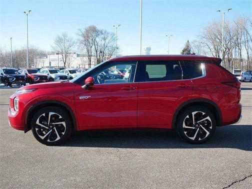 Red Diamond/Black Roof 2025 Mitsubishi Outlander PHEV SEL