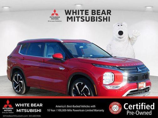 Red Diamond/Black Roof 2025 Mitsubishi Outlander PHEV SEL