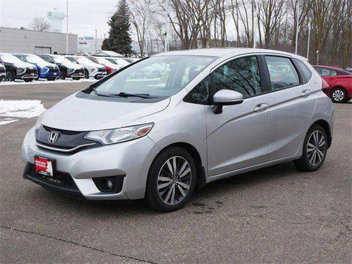 Alabaster Silver Metallic 2015 Honda Fit EX