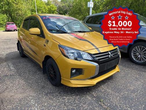Sand Yellow 2024 Mitsubishi Mirage ES