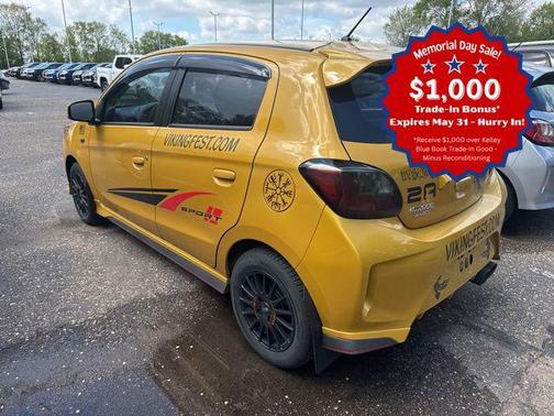Sand Yellow 2024 Mitsubishi Mirage ES